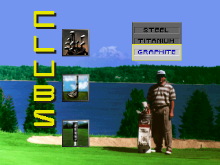 Golf Magazine presents 36 Great Holes starring Fred Couples (SEGA 32X) screenshot: Edit Player's Clubs