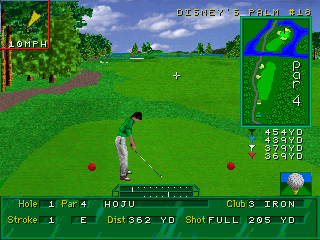 Golf Magazine presents 36 Great Holes starring Fred Couples (SEGA 32X) screenshot: Teeing Off