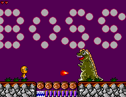 Toto World 3 (SEGA Master System) screenshot: Yes, I can see this is a boss