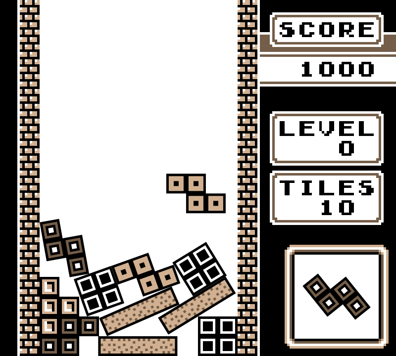 Not Tetris 2 (Windows) screenshot: Stack mode
