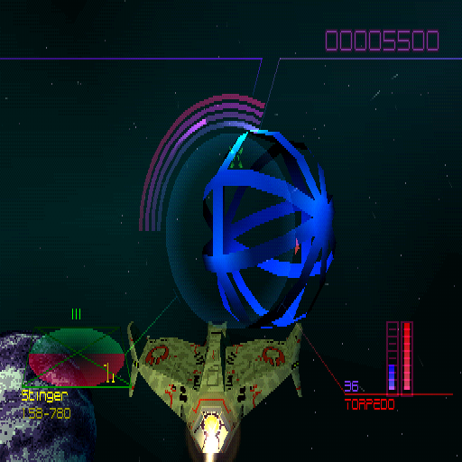 Blast Radius (PlayStation) screenshot: Shield Power Up