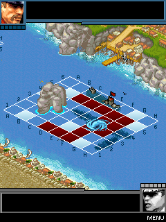 Naval Battle: Mission Commander (J2ME) screenshot: Whirlpool
