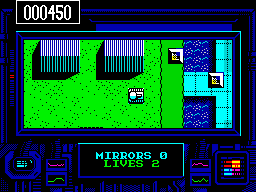 Rebel (ZX Spectrum) screenshot: Avoid the blocks.