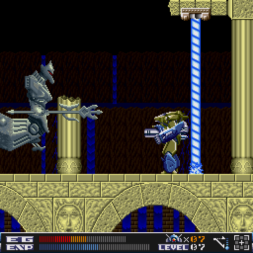 Aquales (Sharp X68000) screenshot: Dude, what's wrong with you?.. Come on... we are all robots here