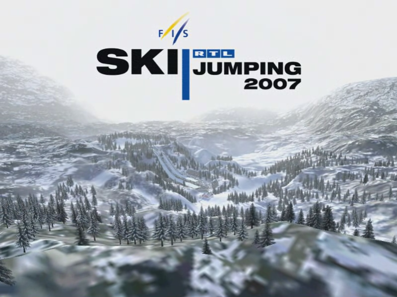 RTL Ski Jumping 2007 (Windows) screenshot: Title screen