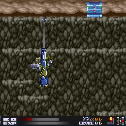 Aquales (Sharp X68000) screenshot: This is what you call fitness... or greed, because I only do that to get to the treasure chest