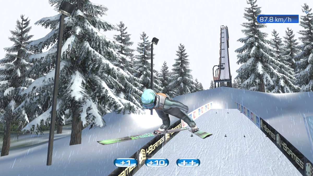 RTL Ski Jumping 2007 (Windows) screenshot: Head view
