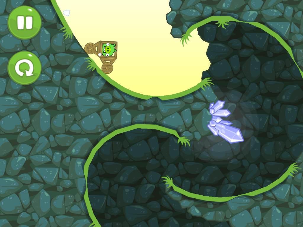 Bad Piggies (Windows) screenshot: Round we go