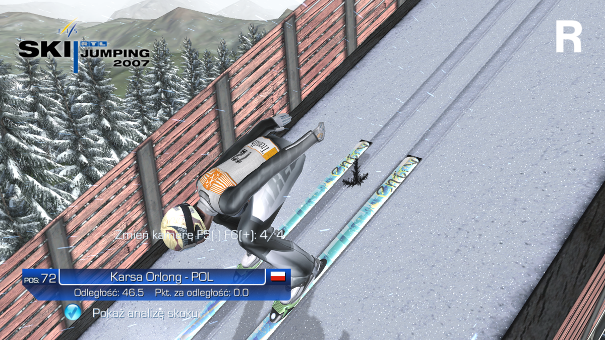 RTL Ski Jumping 2007 (Windows) screenshot: Replay