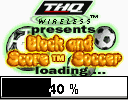 Block and Score Soccer (J2ME) screenshot: Loading screen (low res version)