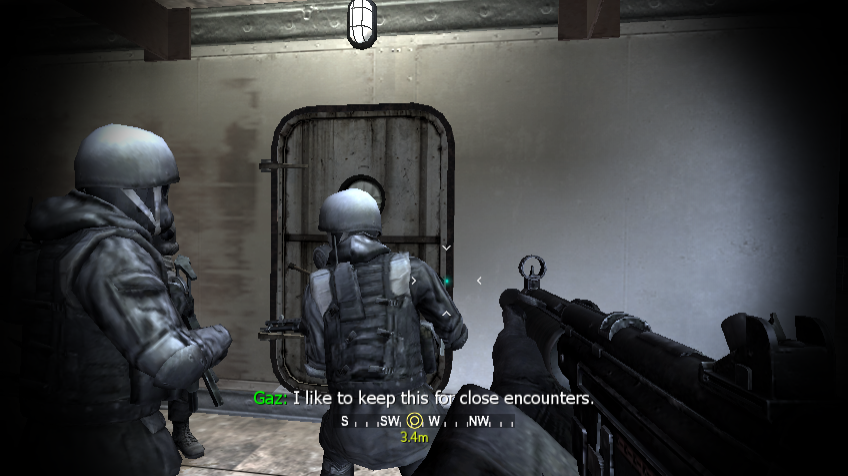 Call of Duty 4: Modern Warfare (Wii) screenshot: Good reference