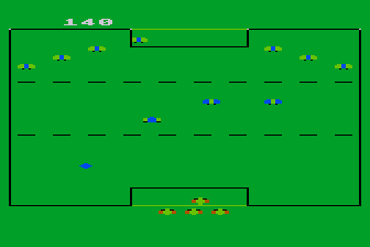 Kickback (Atari 8-bit) screenshot: Ball in Play