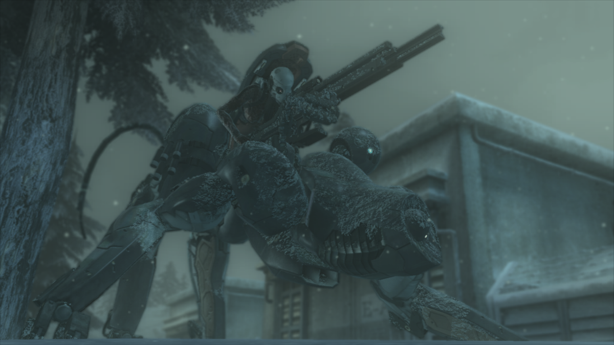 Metal Gear Solid 4: Guns of the Patriots (PlayStation 3) screenshot: Crying Wolf - beast form
