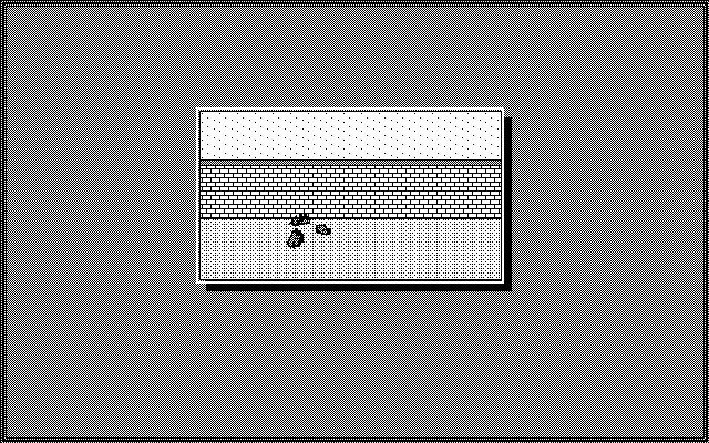 AGROS (Atari ST) screenshot: Something is lying on the ground