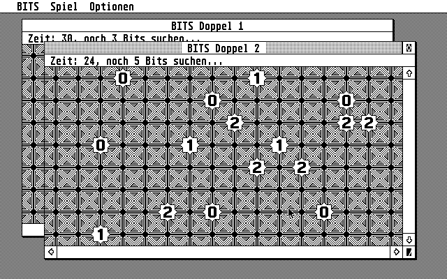 Bits (Atari ST) screenshot: Two player mode