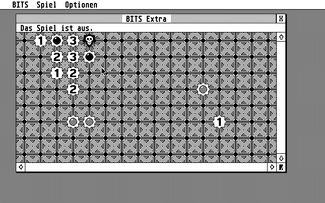 Bits (Atari ST) screenshot: I got killed