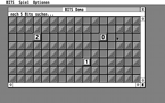 Bits (Atari ST) screenshot: Demo mode
