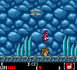 Return of The Ninja (Game Boy Color) screenshot: Underwater