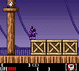 Return of The Ninja (Game Boy Color) screenshot: Stage 4 is a ship