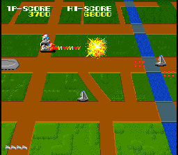 MagMax (Arcade) screenshot: River