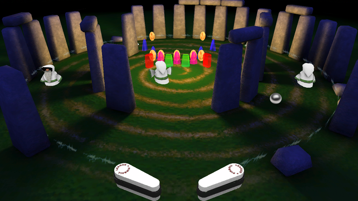 Pinball League: The World of Dr Pickaxe (Windows Apps) screenshot: Stonehenge stage