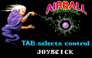 Airball (Apple IIgs) screenshot: Title screen