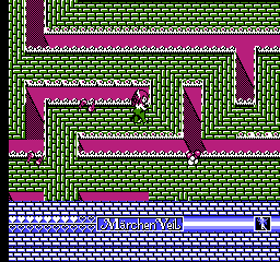 Märchen Veil (NES) screenshot: Indoor maze stage