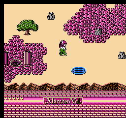 Märchen Veil (NES) screenshot: Fully re-designed first stage