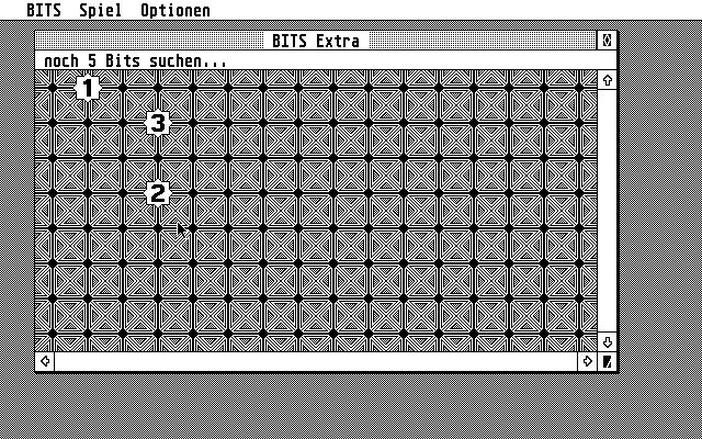 Bits (Atari ST) screenshot: A different board style