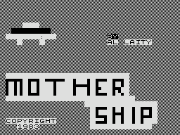 Screenshot of Mothership (ZX81, 1983) - MobyGames