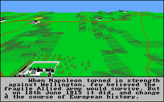 Waterloo (Amiga) screenshot: Introduction.