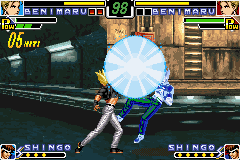 Screenshot Of The King Of Fighters EX: Neo Blood (Game Boy Advance ...