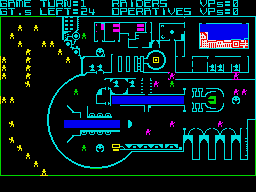 Screenshot of Rebelstar Raiders (ZX Spectrum, 1984) - MobyGames