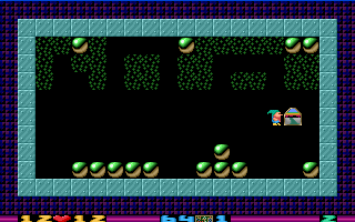 Heartlight (DOS) screenshot: Level 2 completed