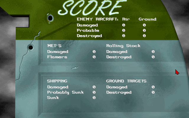 Overlord (DOS) screenshot: Score