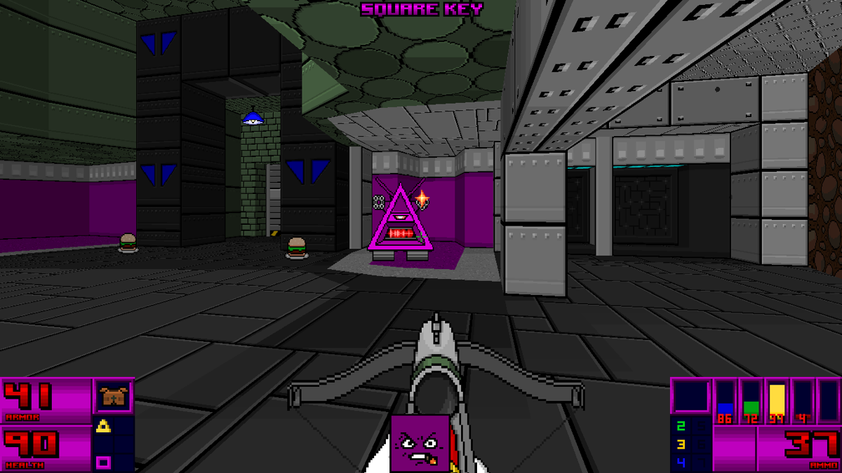 The Adventures of Square (Windows) screenshot: Beware of these tanks