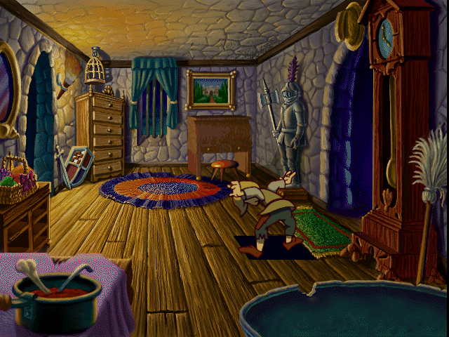 Hansel & Gretel and the Enchanted Castle (Windows) screenshot: And a lot of trapdoors too.