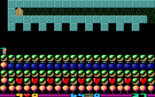 Heartlight (DOS) screenshot: Level 37 open escape