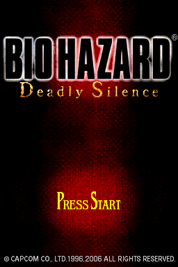 Resident Evil: Deadly Silence (Nintendo DS) screenshot: Biohazard: Deadly Silence title screen