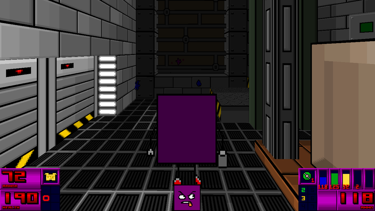 The Adventures of Square (Windows) screenshot: 3rd-person gameplay is also available