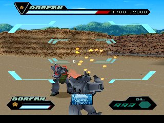Kidō Keisatsu Patlabor: Game Edition (PlayStation) screenshot: POW!