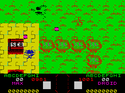 Centurions: Power X Treme (ZX Spectrum) screenshot: Sea form.