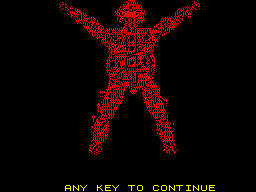 Centurions: Power X Treme (ZX Spectrum) screenshot: Centurion appearing.