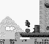 Attack of the Killer Tomatoes (Game Boy) screenshot: We can defeat it by jumping on it.