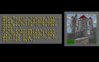 Tom and the Ghost (Atari ST) screenshot: The story is told with still shots.