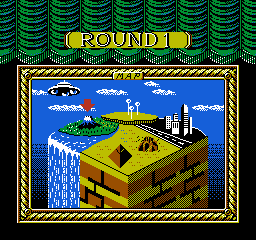 Dai Meiro: Meikyū no Tatsujin (NES) screenshot: Map