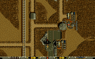 Black Hornet (Atari ST) screenshot: Take off