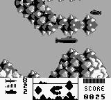 The Hunt for Red October (Game Boy) screenshot: Narrow gap