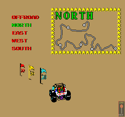 Speed Buggy (Arcade) screenshot: Start Screen.