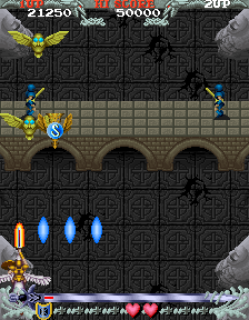 Phelios (Arcade) screenshot: Guardians
